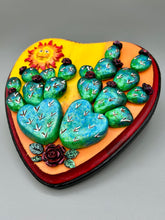 Load image into Gallery viewer, Cactus And Smiling Sun Wall Art Decor | Southwest Inspired Cacti Artwork