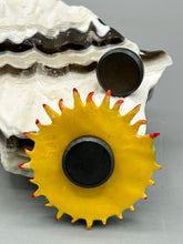 Load image into Gallery viewer, Nature lovers dream, these hand-crafted sun and moon magnet art is perfect for adding a traditional Mexican folk art touch to any home decoration on refrigerators, lockers, cubicles or toolboxes. Hand sculpted design features an eye-catching, highly detailed sun and moon motifs.