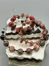 Load image into Gallery viewer, Leopard Jasper Round Stone Beaded Bracelet, Nature Inspired Jewelry