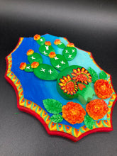 Load image into Gallery viewer, Southwest Inspired Cacti Skull Wall Art Decor