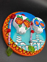 Load image into Gallery viewer, Day of the Dead Couple Wall Art Decor, Sugar Skull Couple Art Home Decor