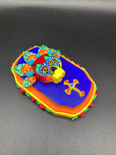 Load image into Gallery viewer, Day of the Dead Wall Art Decor, Frida Kahlo Inspired Clay Art Home Decor, La Muerte Calavera