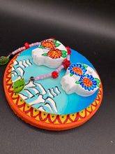 Load image into Gallery viewer, Day of the Dead Couple Wall Art Decor, Sugar Skull Couple Art Home Decor