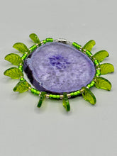 Load image into Gallery viewer, This nature-inspired jewelry is crafted from shimmering glass beads in shades of light and dark green as well as clear iridescent and gold tones. Light and dark green glass leaf beaded anklet and earrings provide intricate detailing. Crafted with metal wire and a barrel screw clasp, they offer a secure fit.