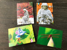 Load image into Gallery viewer, Assortment Of Cemetery Angel, Dragonfly And Bees Fine Photography Art Note Cards