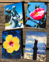 Load image into Gallery viewer, Assortment Of Cemetery Angel, Flowers And Bees Fine Photography Art Note Cards