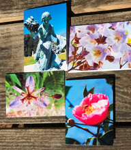 Load image into Gallery viewer, Assortment Of Cemetery Angel, Flowers And Bees Fine Photography Art Note Cards