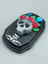 Load image into Gallery viewer, Day of the Dead Wall Art Decor, Frida Kahlo Inspired Clay Art Home Decor, La Muerte Calavera