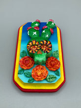 Load image into Gallery viewer, Southwest Inspired Cacti Skull Mini Wall Art Decor | Calavera De Nopal