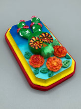 Load image into Gallery viewer, Southwest Inspired Cacti Skull Mini Wall Art Decor | Calavera De Nopal