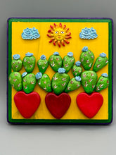 Load image into Gallery viewer, Sol Y Nopales Wall Art Decor | Southwest Inspired Sun And Cactus Artwork
