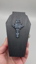 Load and play video in Gallery viewer, Vintage Inspired Wood Coffin Ring Box or Jewelry Box And Spooky But Cute VooDoo Doll
