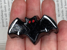 Load image into Gallery viewer, Mini Bat Clay Art Magnet, Goth Art Work
