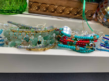 Load image into Gallery viewer, Southwest Inspired Colors Large Chunky Wide Bracelet, Bohemian Gypsy Style Jewelry, Hippie Nature Lover, Boho Shabby Chic, Mexican Colors
