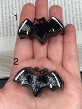 Load image into Gallery viewer, Mini Bat Clay Art Magnet, Goth Art Work
