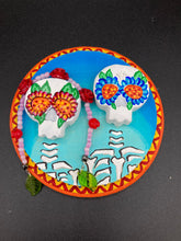 Load image into Gallery viewer, Day of the Dead Couple Wall Art Decor, Sugar Skull Couple Art Home Decor
