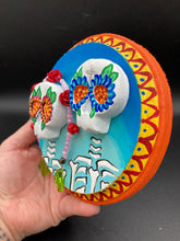 Load image into Gallery viewer, Day of the Dead Couple Wall Art Decor, Sugar Skull Couple Art Home Decor
