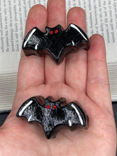 Load image into Gallery viewer, Mini Bat Clay Art Magnet, Goth Art Work

