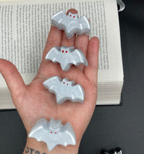 Load image into Gallery viewer, Mini Bat Clay Art Magnet, Goth Art Work
