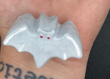 Load image into Gallery viewer, Mini Bat Clay Art Magnet, Goth Art Work
