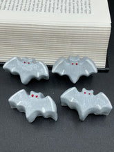Load image into Gallery viewer, Mini Bat Clay Art Magnet, Goth Art Work
