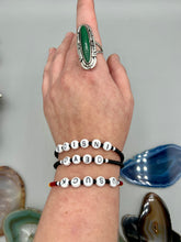Load image into Gallery viewer, This set of Sarcastic Beaded Bracelets features fun and fashionable accessories perfect for any occasion. Crafted from metal wire and equipped with a hook-eye clasp, these sassy, sarcastic bracelets come in black and white and rainbow style. They are sure to make a statement. A fun addition to any accessory collection.   Measurements:  Black and White Color &quot;Dead Inside&quot;: 8 1/4&quot; in length  Rainbow Color &quot;U Suck&quot;: 8 1/2” in length 
