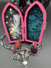 Load image into Gallery viewer, Pink Coffin Ring Box
