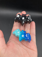 Load image into Gallery viewer, Mini Bat Clay Art Magnet, Goth Art Work
