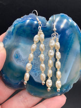 Load image into Gallery viewer, Gold Toned Faux Pearls Beaded Necklace, Shabby Chic, Boho Chic, Nature Inspired
