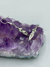 Load image into Gallery viewer, Discover these unique earrings, crafted in the shape of a female torso for a beautiful representation of the female body. Adorned with curves of love and care, these earrings make a meaningful gift.  Measurements: 1 1/2” Height
