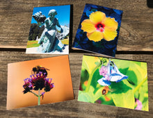 Load image into Gallery viewer, Assortment Of Cemetery Angel, Flowers And Bees Fine Photography Art Note Cards
